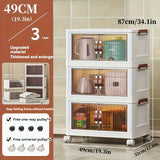 49cm (48QT) (19.3in) 3-tier storage case (upgraded model)