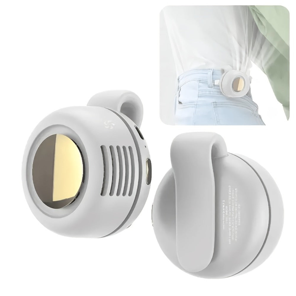 Clip-On Neck Fan in Pink, Green or White with Display and One- or Two-Piece Checkout Options