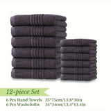 12 pieces - Dark Brown