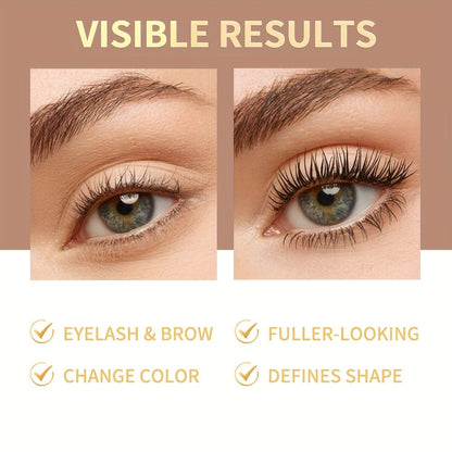 Lash Lift Kit & Brow Lamination Tint Set — 2-in-1 Eyelash Perm & Eyebrow Lamination with Black Brown Tint Dye, 4-6 Week Long-Lasting Results, DIY Home or Salon Use, Complete Beauty Kit for Women