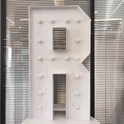 LED Letter Lights 4FT Tall Marquee Letter Lights A-Z Alphabet Light Up Letters with Cool White LED for Wedding