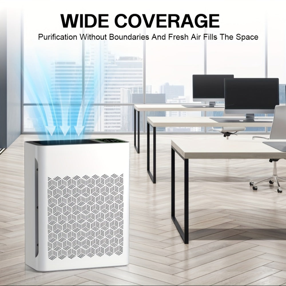 Air Purifier with HEPA Filter, 1095 Sq Ft Coverage, PM2.5 Display, Air Sensor, Auto Mode and Timer