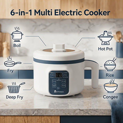 Electric Hot Pot 1.7L Multifunctional for Entryways, Bedrooms and Living Spaces, with the Listed Configuration
