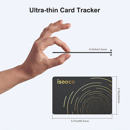 Ultra-Thin Apple Find My Wallet Tracker Card with Three-Year Battery, 1-Piece iOS Option and Audible Finder