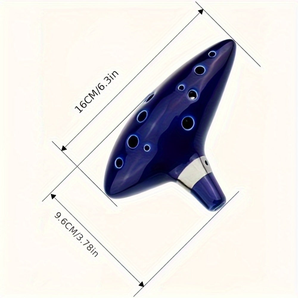 Ceramic Ocarina, Song, Book, Hole for Melody Practice for Home Practice, Rehearsal detail image