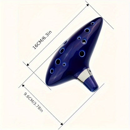 Ceramic Ocarina, Song, Book, Hole for Melody Practice for Home Practice, Rehearsal detail image