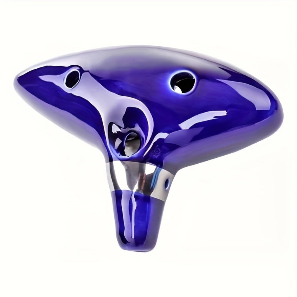 Ceramic Ocarina, Song, Book, Hole for Melody Practice for Home Practice, Rehearsal detail image - detail view 4
