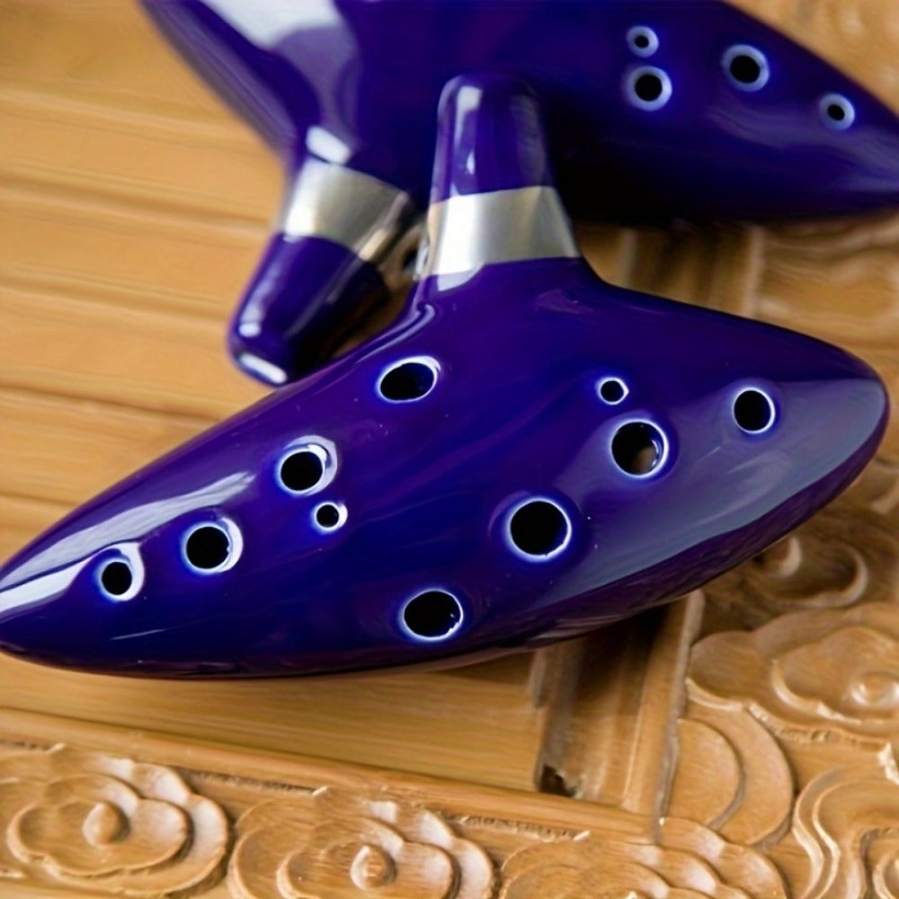 Ceramic Ocarina, Song, Book, Hole for Melody Practice for Home Practice, Rehearsal detail image - detail view 6