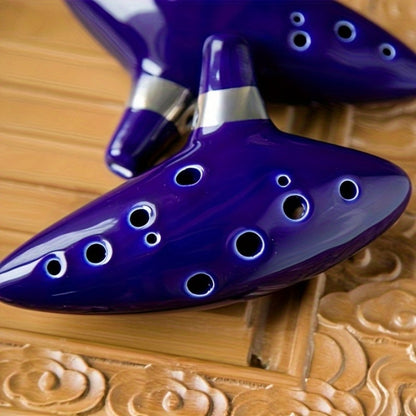 Ceramic Ocarina, Song, Book, Hole for Melody Practice for Home Practice, Rehearsal detail image - detail view 6