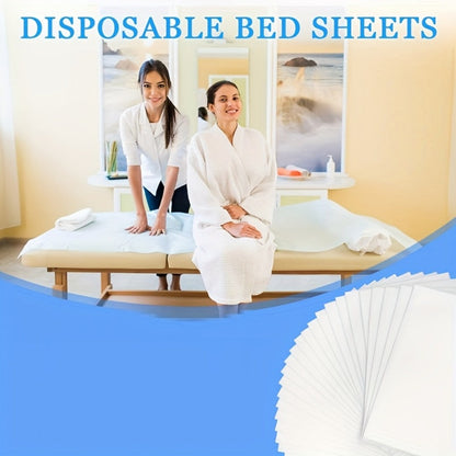 100-Piece Disposable Massage Table Sheet Set in White or Pink for Salon, Spa and Massage Bed Covers