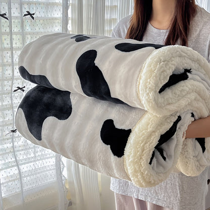 400-450 GSM Flannel Blanket with Plush-Look Lining, 16 Pattern Choices and Four Size Labels