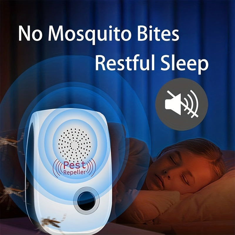 Electronic Rodent Repellent 6 Pack, Auto Frequency Ultrasonic Mouse Repellent Plug In, Indoor Pest Control Device for Home Kitchen Office Warehouse, Upgraded Soundwave Rat Deterrent