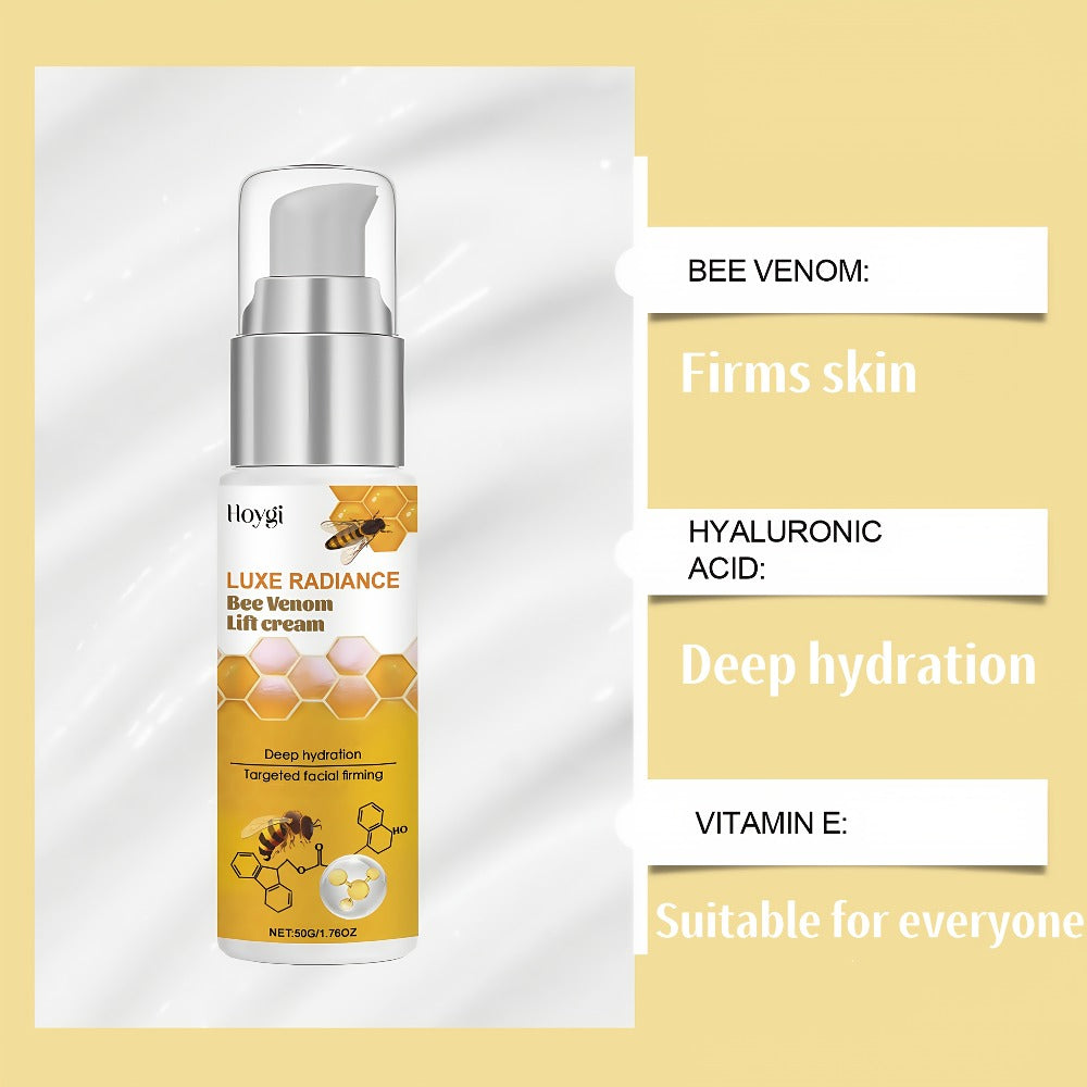 Skincare Set with Hloygi and South Moon Labels, 3 Bee Venom Products Plus Gua Sha Board Accessory