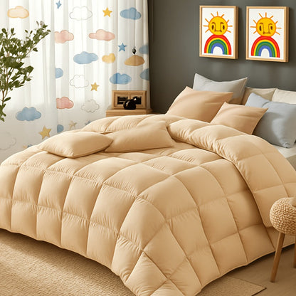 Seven-Piece Comforter Bed-in-a-Bag Set with Short-Plush Fabric, 12 Colors and Full, Queen or King Sizes