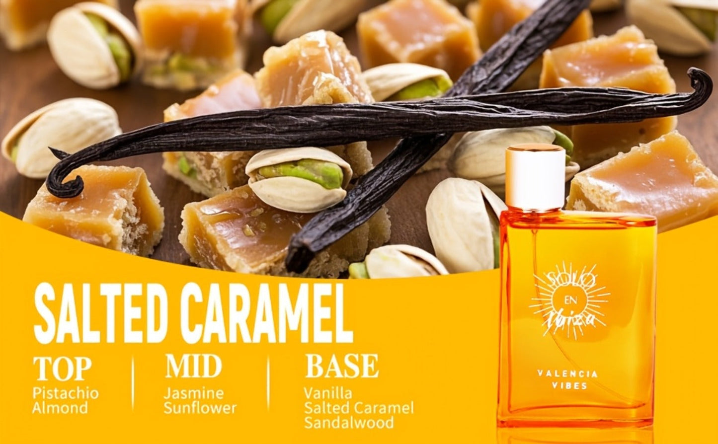 Women's Eau de Parfum Vanilla Gourmand Perfume Spray 3.4 oz — Valencia Vibes, Marbella, Madrid Muse & Barcelona Bliss | Long-Lasting Sweet EDP | Romantic Gift for Her