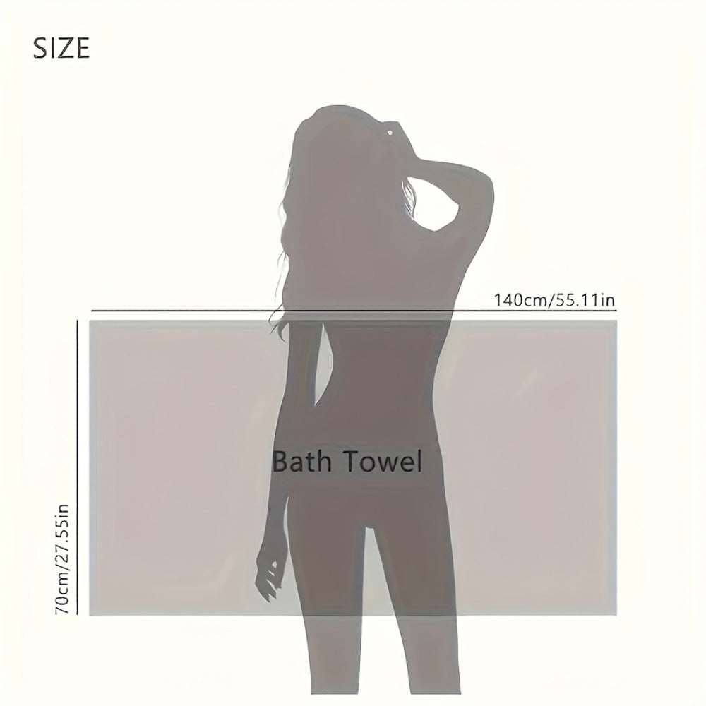 Bath Towels Set 4 or 8 Piece Microfiber Waffle Weave Collection in Gray, Pink, Blue and Beige