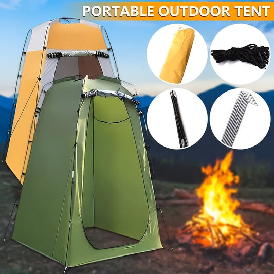 Camping Tent Accessory Pop-Up Privacy Shelter, 47.2 x 47.2 x 70.9 Inches with Stakes and Bag