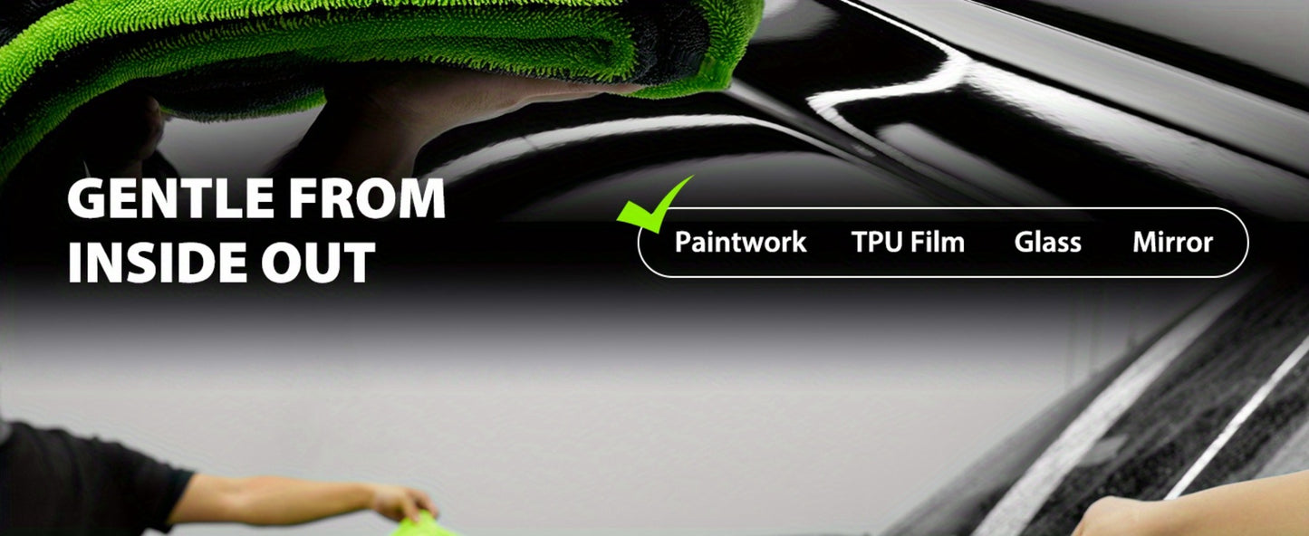 Microfiber Car Drying Towel 1400GSM – Dual-Sided Scratch-Free Twist Yarn Cloth, 48"x24" High-Absorbency Car Wash Towel