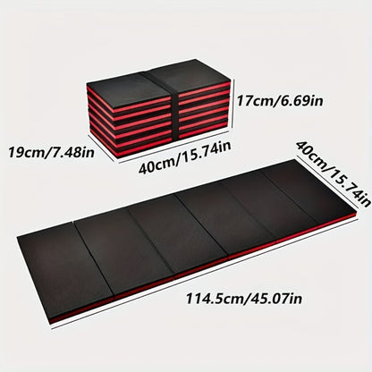 EVA Kneeling Pad Car Repair Work Mat – Foldable Waterproof Thermal Insulation Pad for Mechanic, Camping & Hiking, Lightweight Ergonomic Design, Single or 2-Pack
