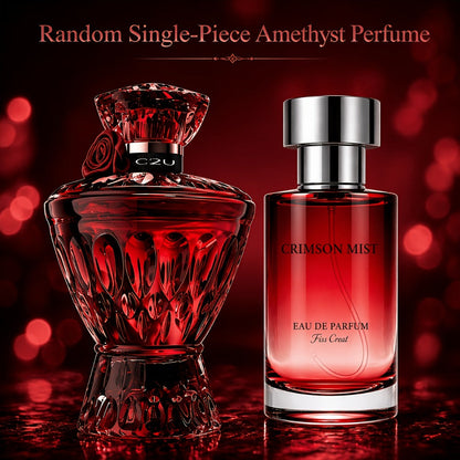Perfume for Women 75ml in Red Crystal-Rose Bottle with Floral-Woody Source Family for Daily Wear