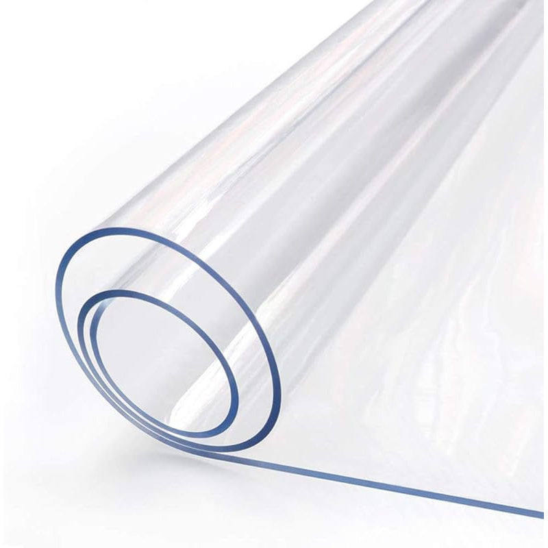 Clear PVC Floor Protector Mat with 29 Rectangular Size Options, Including 1.5mm Formats up to 44 x 120 Inches