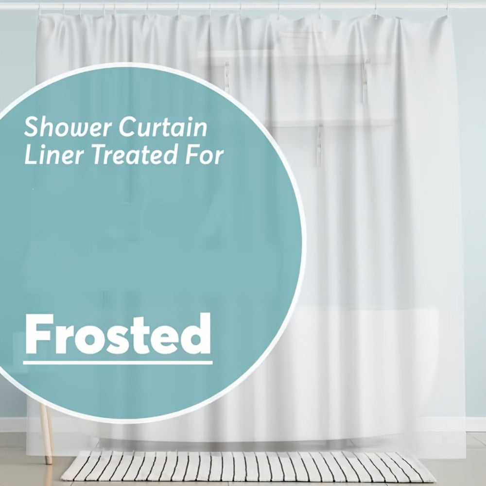 Clear Shower Curtain PEVA 8G Rust Proof Grommets 72x72 Inch - Premium Transparent Waterproof Modern Bathroom Curtain | Single or Set 2 | Easy Clean Smooth Surface | Bathroom Accessories Home Decor