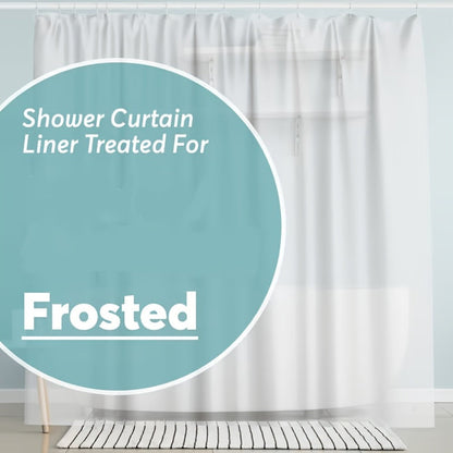 Clear Shower Curtain PEVA 8G Rust Proof Grommets 72x72 Inch - Premium Transparent Waterproof Modern Bathroom Curtain | Single or Set 2 | Easy Clean Smooth Surface | Bathroom Accessories Home Decor