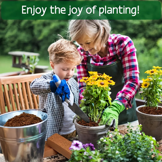 Coco Coir Bricks Natural Coconut Fiber Planting Soil | Compressed Coir Block Expands 6x for Hydroponics Potting Mix Garden Beds | 200g 400g 800g Options