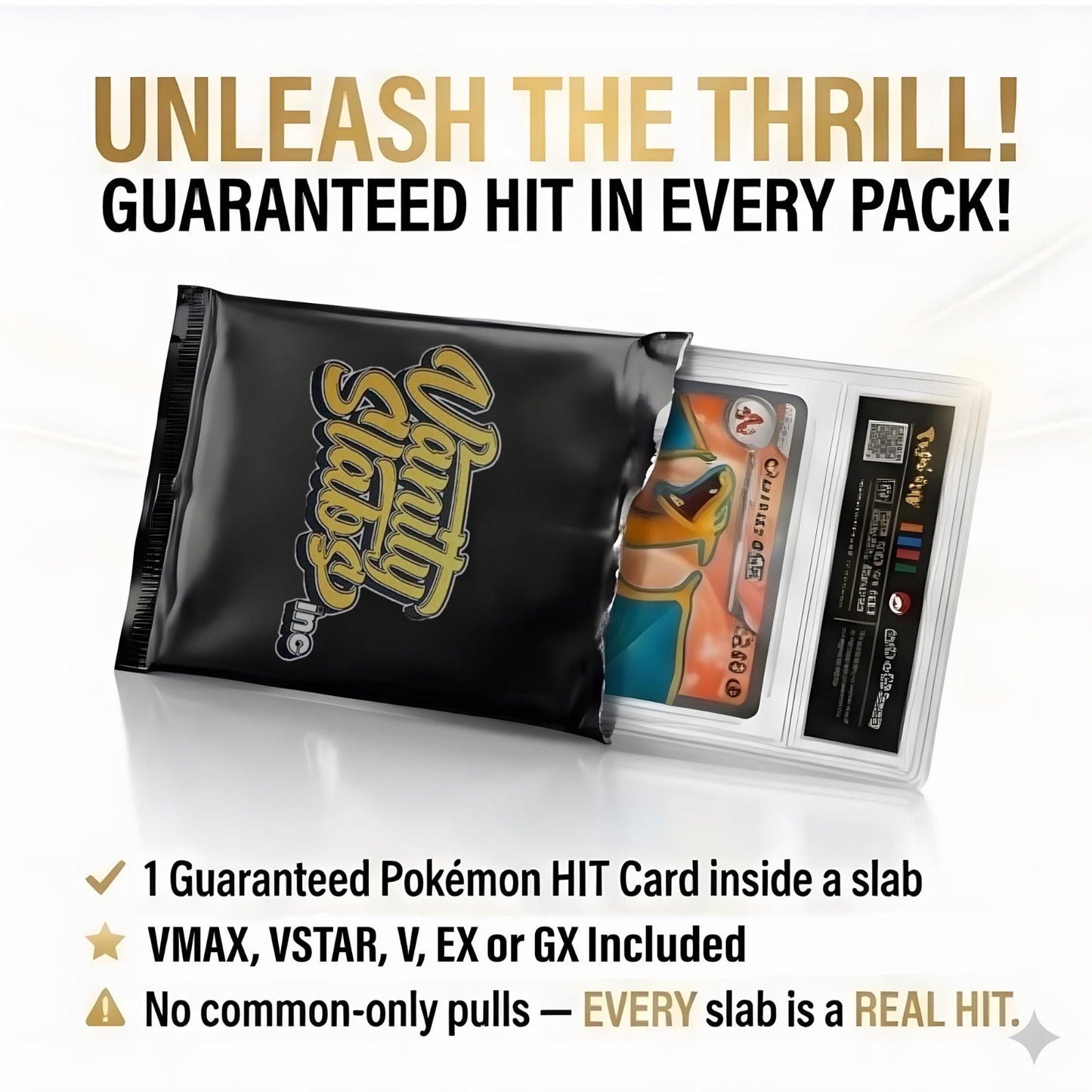 Trading Card Game Mystery Display Holder with English or Japanese Card and One- or Two-Slab Options