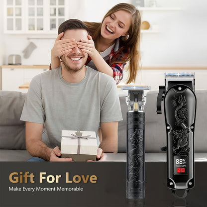 Hair Clippers & Trimmers BLUTOOL Blue or Black Multi-Tool Sets with LCD Displays, USB Charging and Three Models