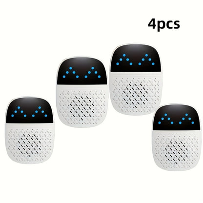 Ultrasonic Pest Repeller 4 Pack - Dual-Mode Indoor Plug-In Repellent for Mice, Spiders, Ants, Flies, Roaches | Wide Coverage for Home, Apartment & Dormitory