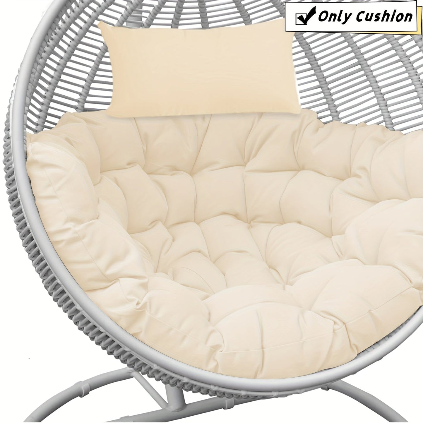 Chair Cushion shown in the Beige option