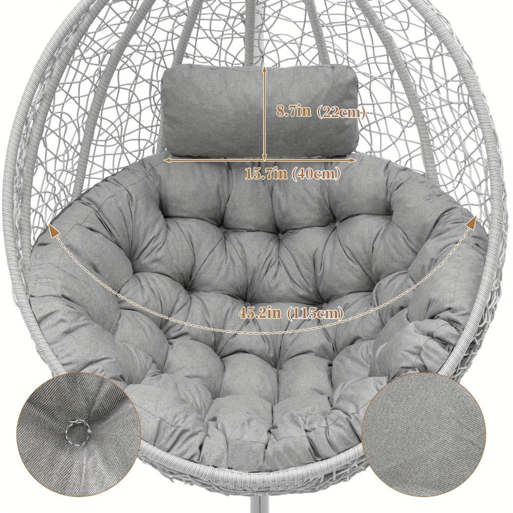 Chair Cushion with Adjustable Headrest for Comfortable Everyday Seating in Patio detail image - detail view 11