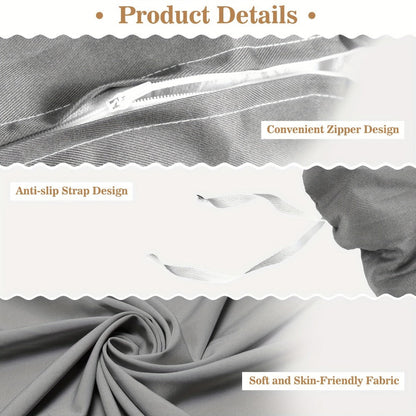 Chair Cushion with Adjustable Headrest for Comfortable Everyday Seating in Patio detail image - detail view 4