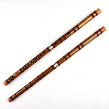 Chinese Bamboo Dizi Flute, Two-Section Traditional Instrument for Beginners detail image - detail view 3