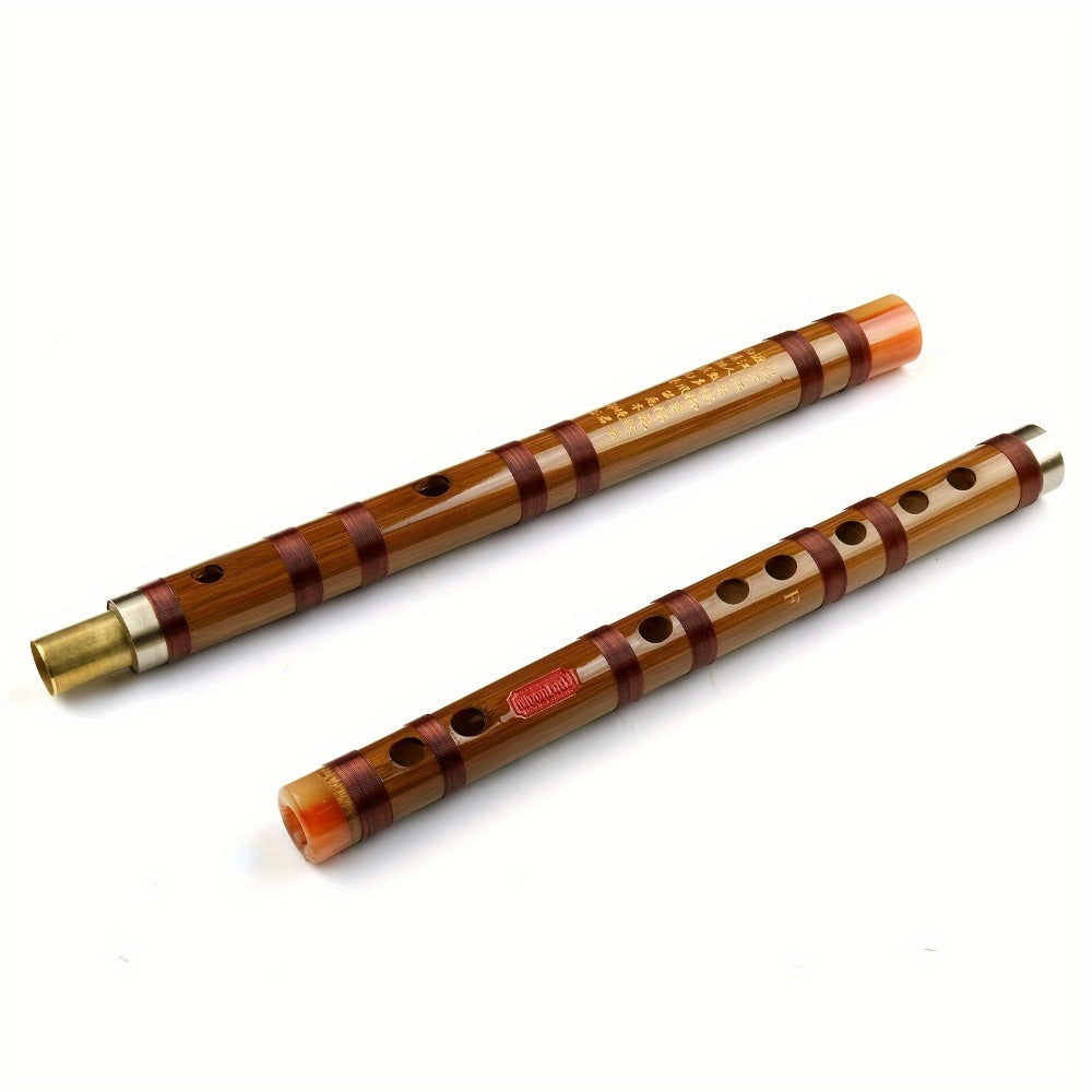Chinese Bamboo Dizi Flute, Two-Section Traditional Instrument for Beginners detail image - detail view 5