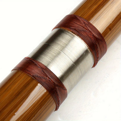 Chinese Bamboo Dizi Flute, Two-Section Traditional Instrument for Beginners detail image - detail view 7