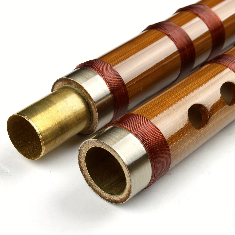 Chinese Bamboo Dizi Flute, Two-Section Traditional Instrument for Beginners detail image - detail view 9
