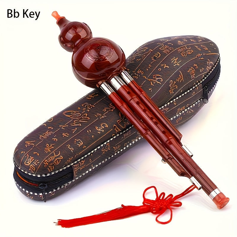 Chinese Hulusi Gourd Flute shown in the Bb Key option