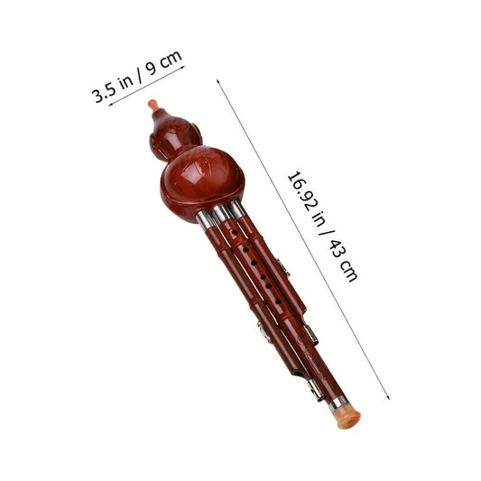 Chinese Hulusi Gourd Flute, Portable Beginner Wind Instrument for Practice detail image