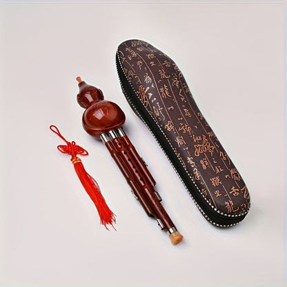 Chinese Hulusi Gourd Flute, Portable Beginner Wind Instrument for Practice detail image - detail view 5