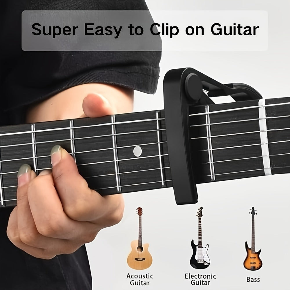 Chromatic Instrument Tuner, 9 Pcs Rosewood, Portable, Guitar, Accessories for Guitar detail image - detail view 3