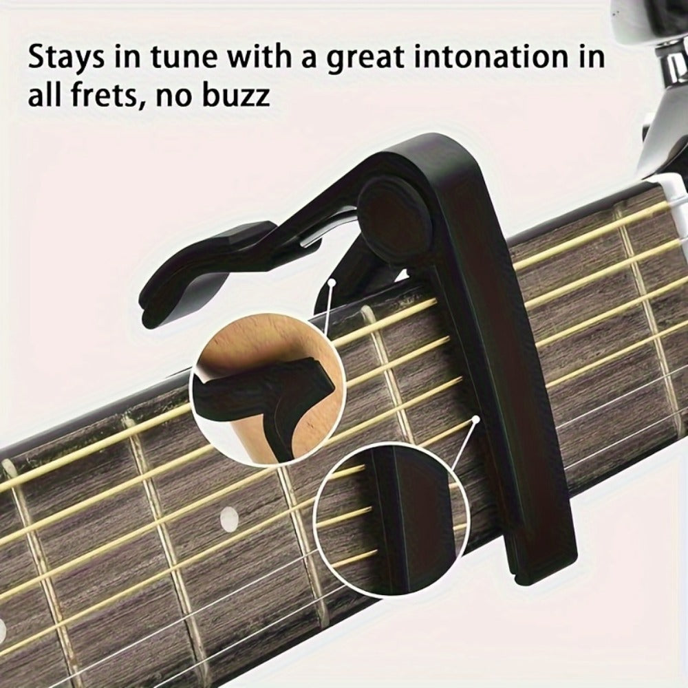 Chromatic Instrument Tuner, 9 Pcs Rosewood, Portable, Guitar, Accessories for Guitar detail image - detail view 4