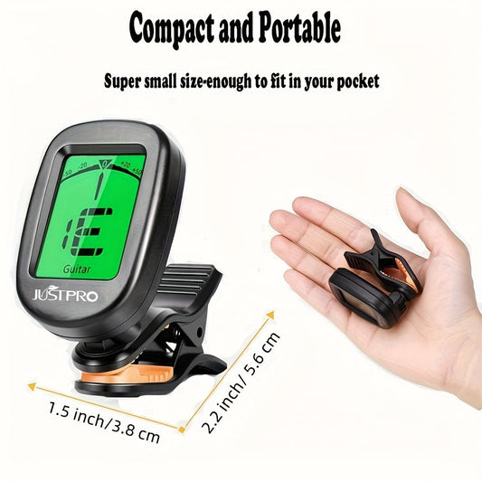 Chromatic Instrument Tuner, Portable, 36V, Guitar, Semitone for Guitar and Bass Tuning detail image