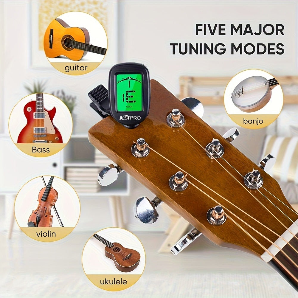 Chromatic Instrument Tuner, Portable, 36V, Guitar, Semitone for Guitar and Bass Tuning detail image - detail view 6