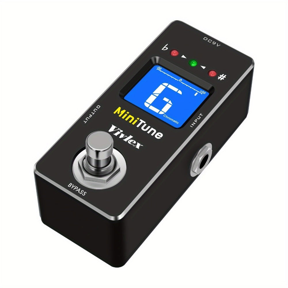 Chromatic Instrument Tuner, True Bypass, Tuner Pedal, Guitar for Guitar and Bass Tuning detail image - detail view 10