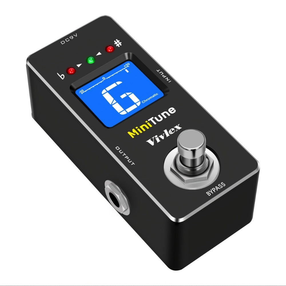 Chromatic Instrument Tuner, True Bypass, Tuner Pedal, Guitar for Guitar and Bass Tuning detail image - detail view 3