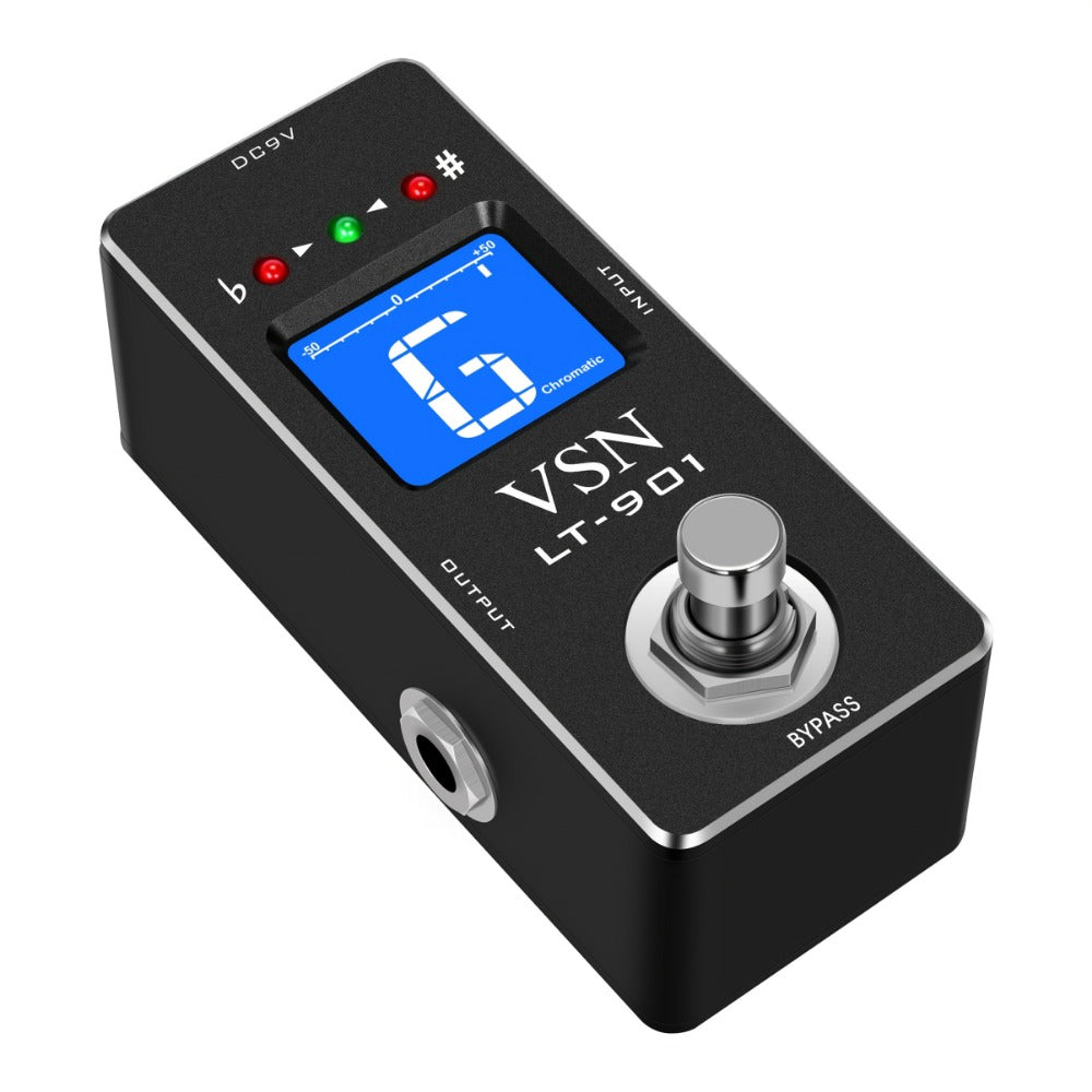 Chromatic Instrument Tuner, Tuner Pedal, True Bypass, Pedal for Guitar and Bass Tuning detail image - detail view 3