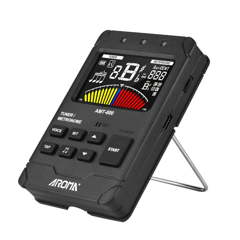 Chromatic Instrument Tuner, USB-C, Rechargeable, 3-In-1 for Guitar and Bass Tuning detail image - detail view 9