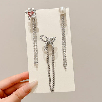 Clothing Accessories - Shortening Clips 20pcs Metal Invisible Safety Pin Hem Buckle Chain - product detail view 10